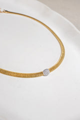 5mm Italy Gold Necklet In 18K Yellow Gold