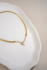 5mm Italy Gold Necklet In 18K Yellow Gold