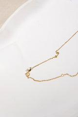 1.532 Carat Round Lab Grown Diamond Necklace In 18K Yellow Gold