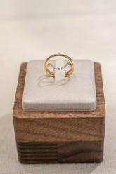 Double-circle Pinky Ring