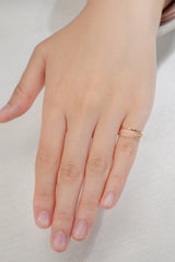 Double-circle Pinky Ring