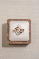 Two-tone Ring In 14K Pink&Yellow Gold