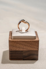 Two-tone Ring In 14K Pink&Yellow Gold