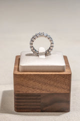 5 Carat Emerald Cut Lab Grown Diamond Ring