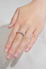 1 Carat Lab Grown Diamond Ring In Platinum 950