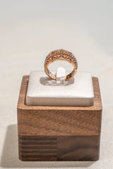 Lace-style Ring In 14 Pink Gold