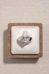 Heart Ring In Sliver 925