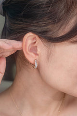 Twisted Two-tone Stud Earrings