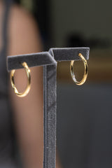 20mm Shiny Hoop Earrings