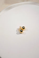 Gold Ball Stud Earrings
