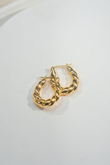Twisted Hoops Earrings