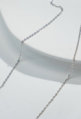 Needle Style Plain Gold Necklace