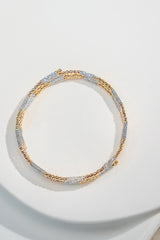 Multi functional three-colour bracelet&necklace