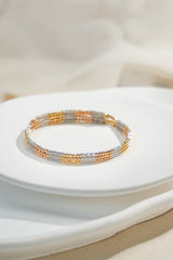 Multi functional three-colour bracelet&necklace
