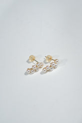 Grape Cluster Cultured Pearl Earrings