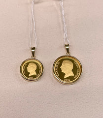 24K+18K Teddy Bear Gold Coin