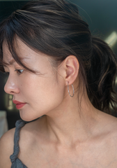 30mm Spring Hoop Earrings