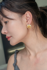Citrine Stud Earrings