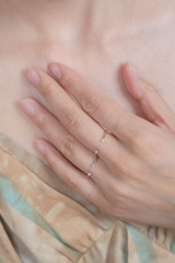 K14 Yellow Gold Natural Diamond Ring