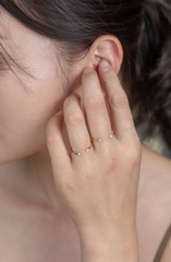 K14 Yellow Gold Natural Diamond Ring