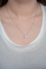 Diamond Loop Full Motif Diamond Pendant Small