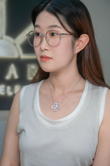 Flower Lab Grown Diamond Necklace