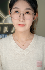 0.69 Carat Round Lab Grown Diamond Necklace In 18K Yellow Gold