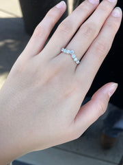 0.8 Carat Lab Grown Diamond Ring In PT750