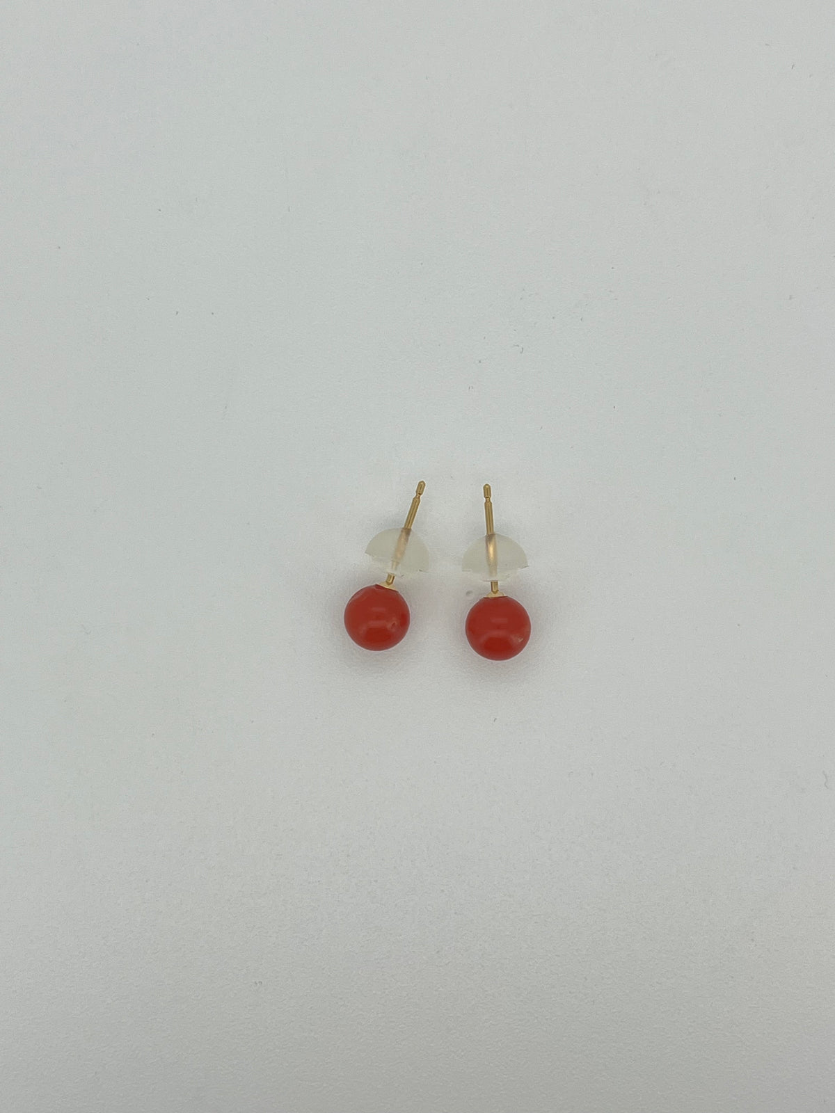 Coral Stud Earrings