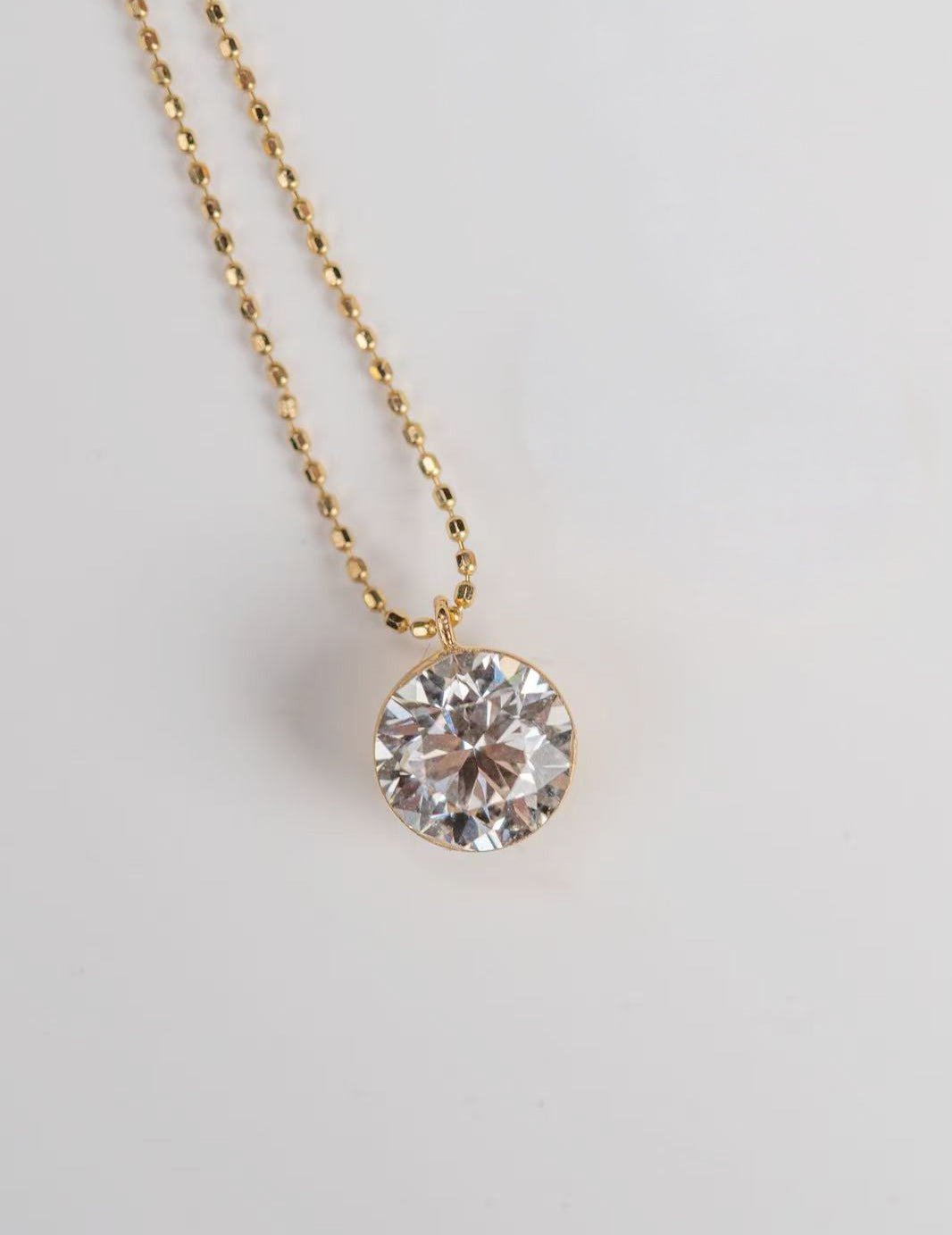 Round Diamond Necklace