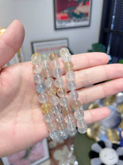 彩色托帕石9mm. 手围14.5～16cm可带