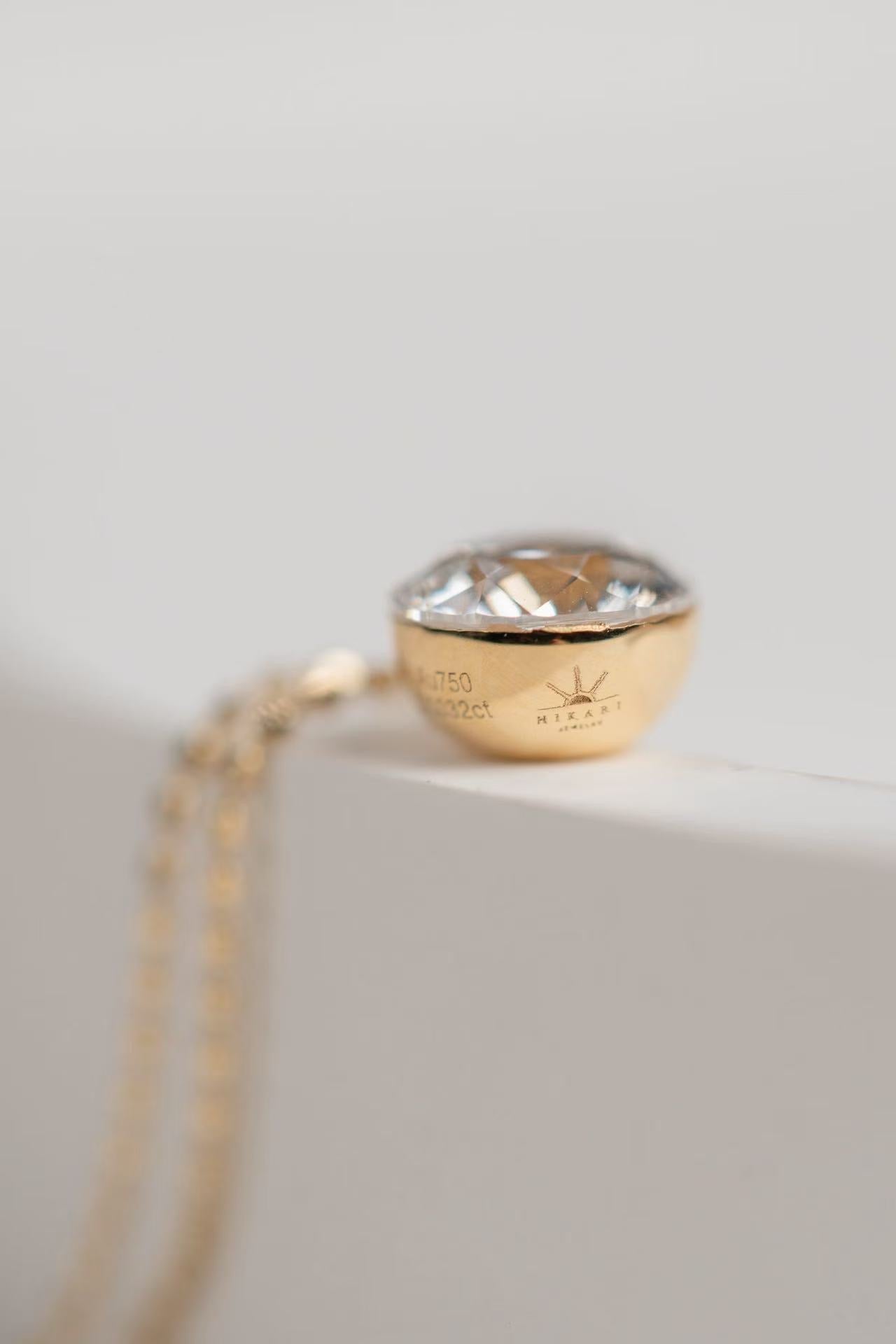 Round Diamond Necklace