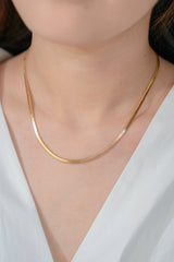3.5mm Snake Chain In 18K Yellow Gold 42cm