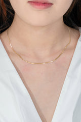 2mm Snake Chain In 18K Yellow Gold 40cm
