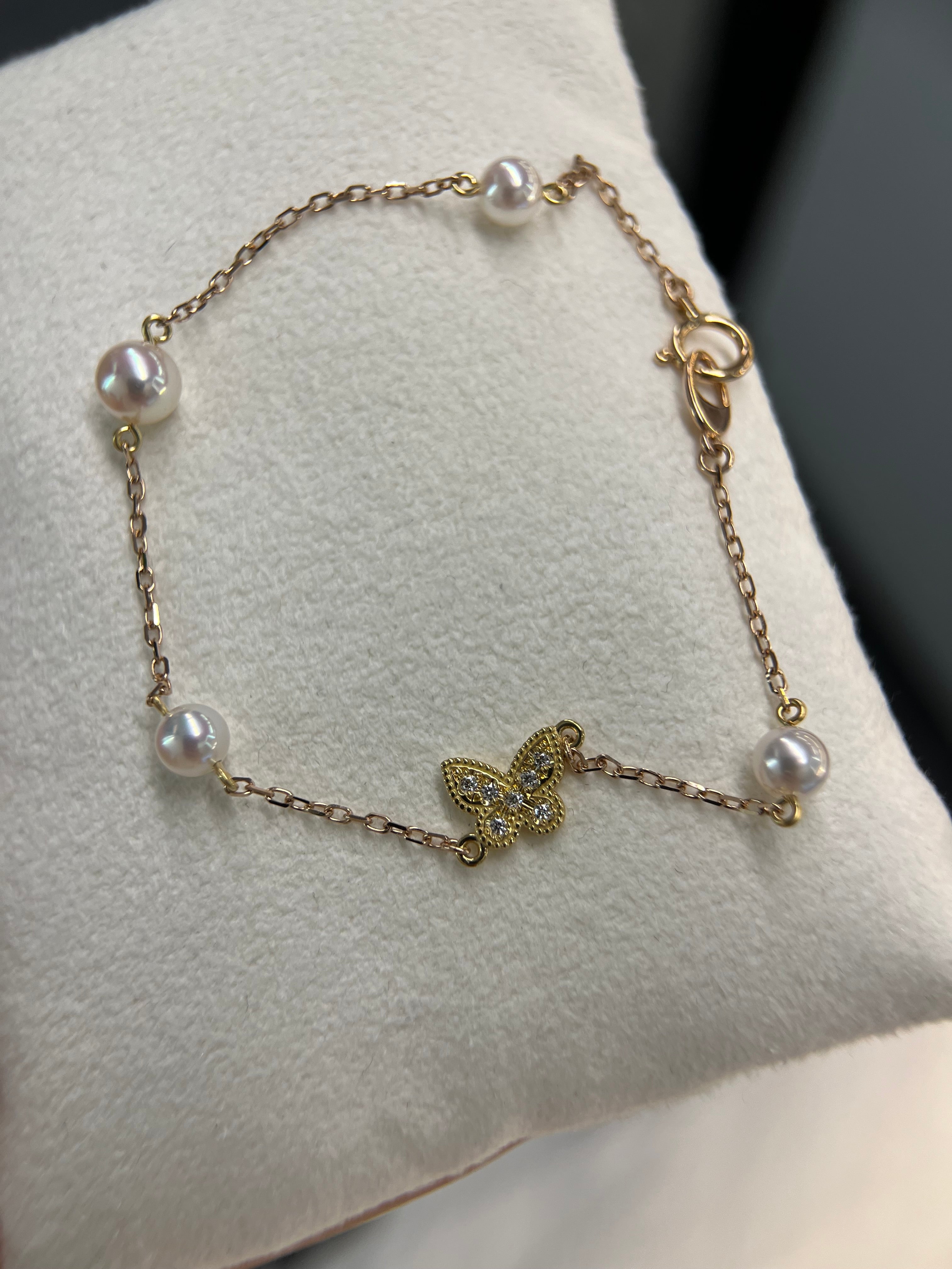 【MIKIMOTO】Akoya Cultured Pearl Bracelet
