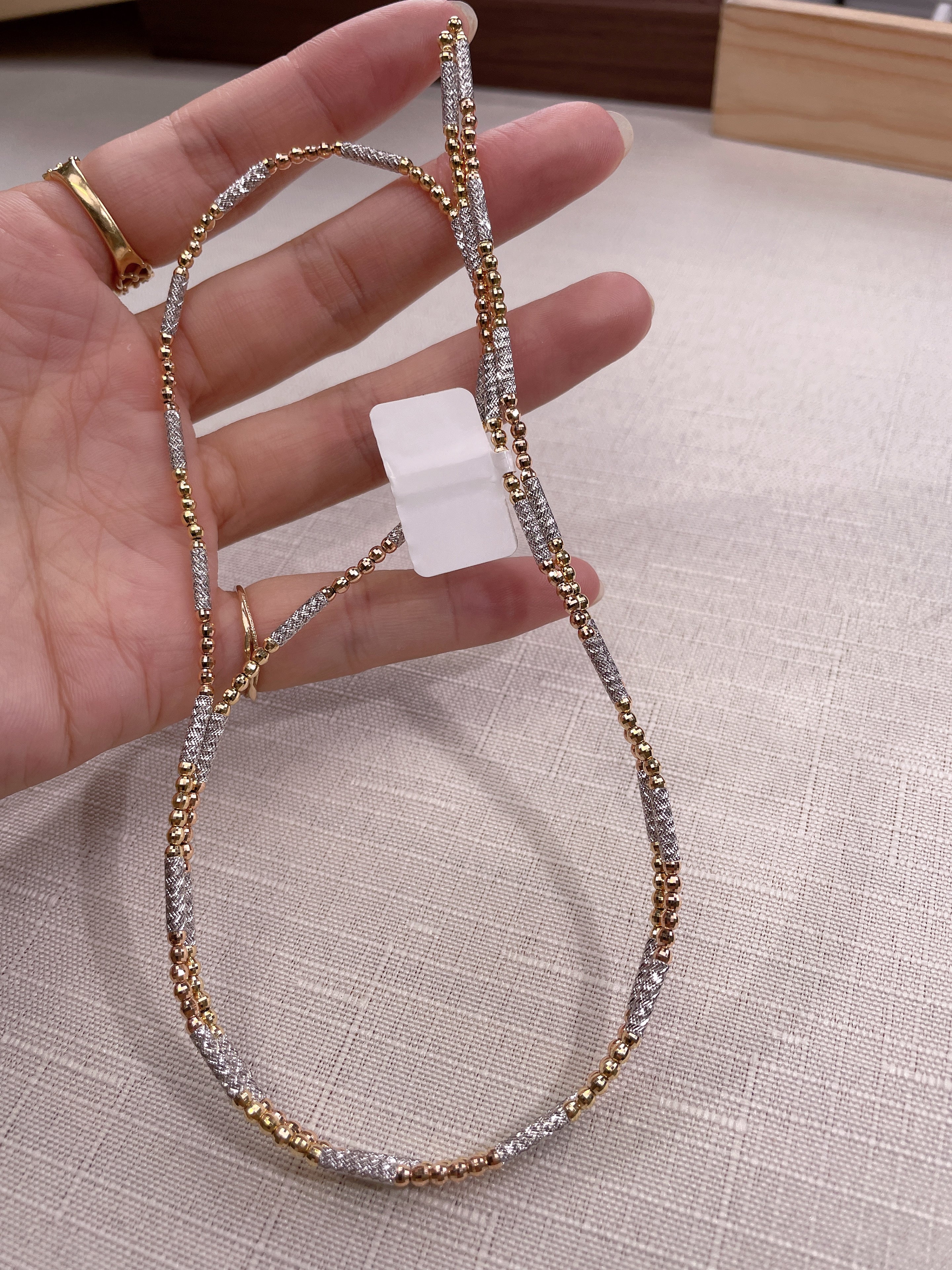 Multi functional three-colour bracelet&necklace