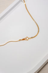 2mm Snake Chain In 18K Yellow Gold 40cm