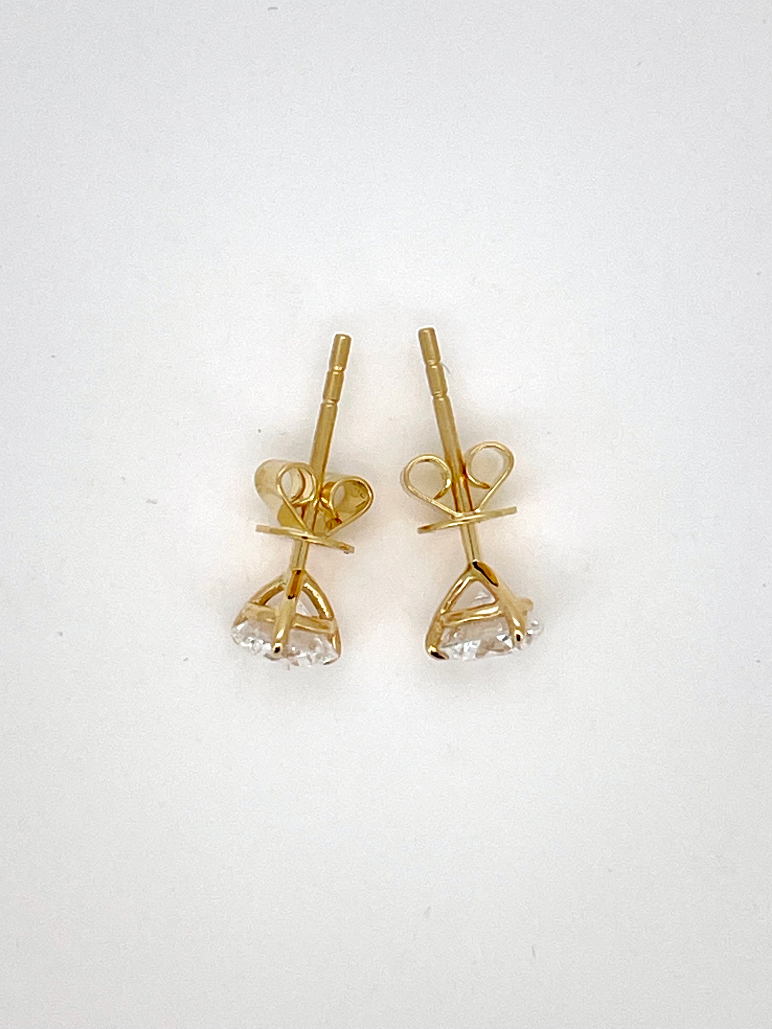 0.8 Carat Total Lab-Grown Diamond Stud Earrings