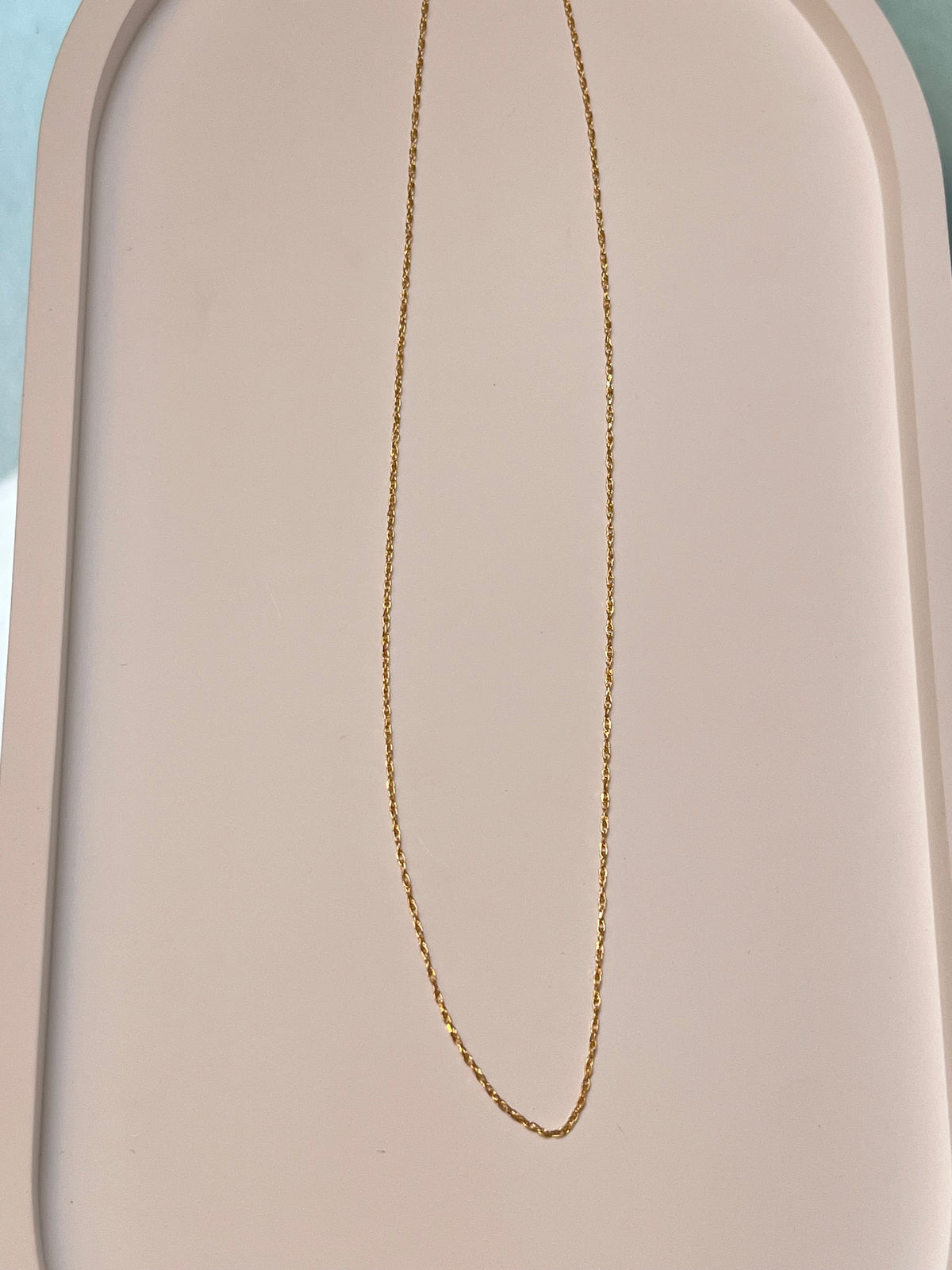 Plain Gold Necklace
