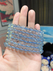 蓝托帕石8mm 手围14.5-16cm可带