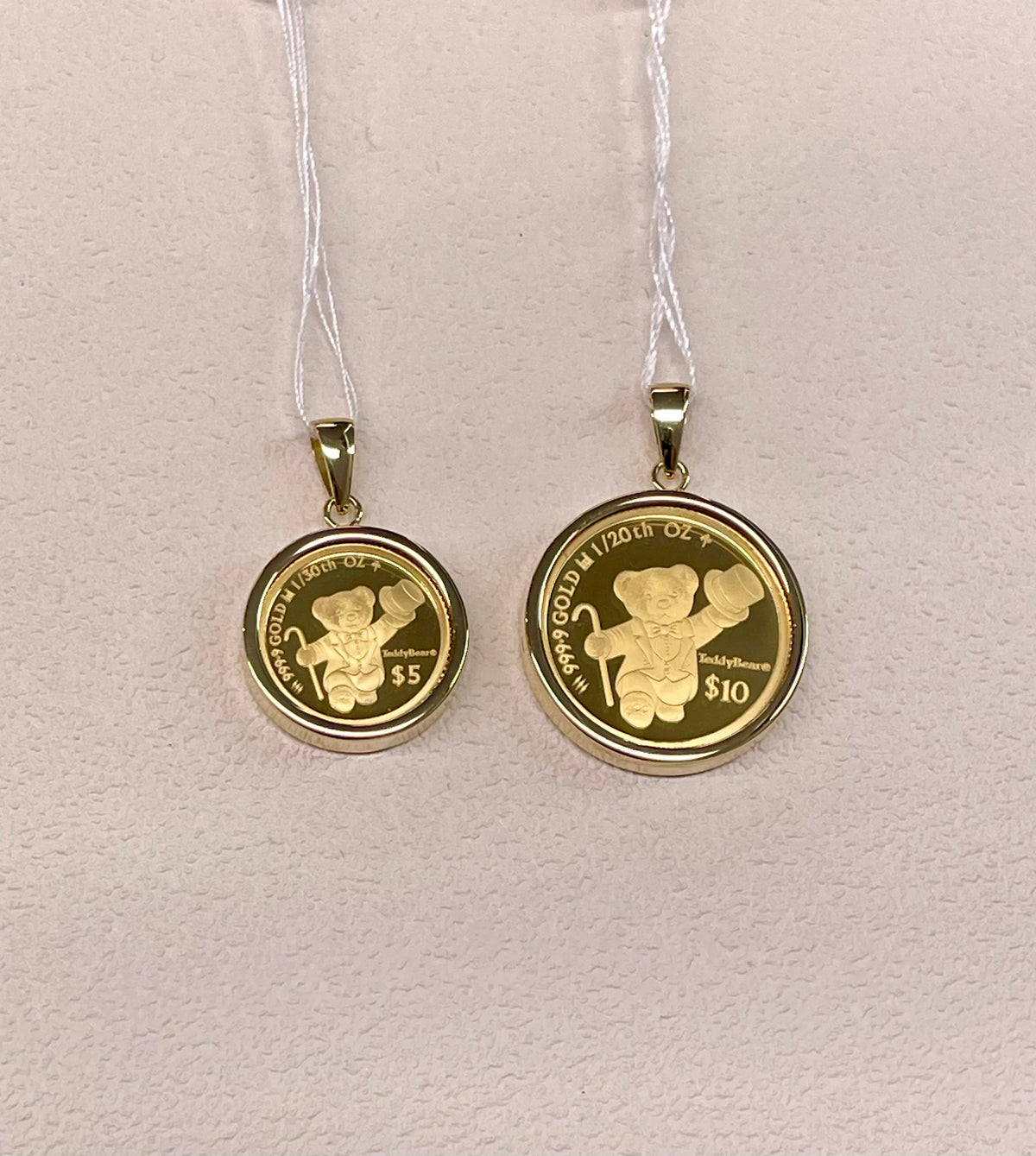 24K+18K Teddy Bear Gold Coin