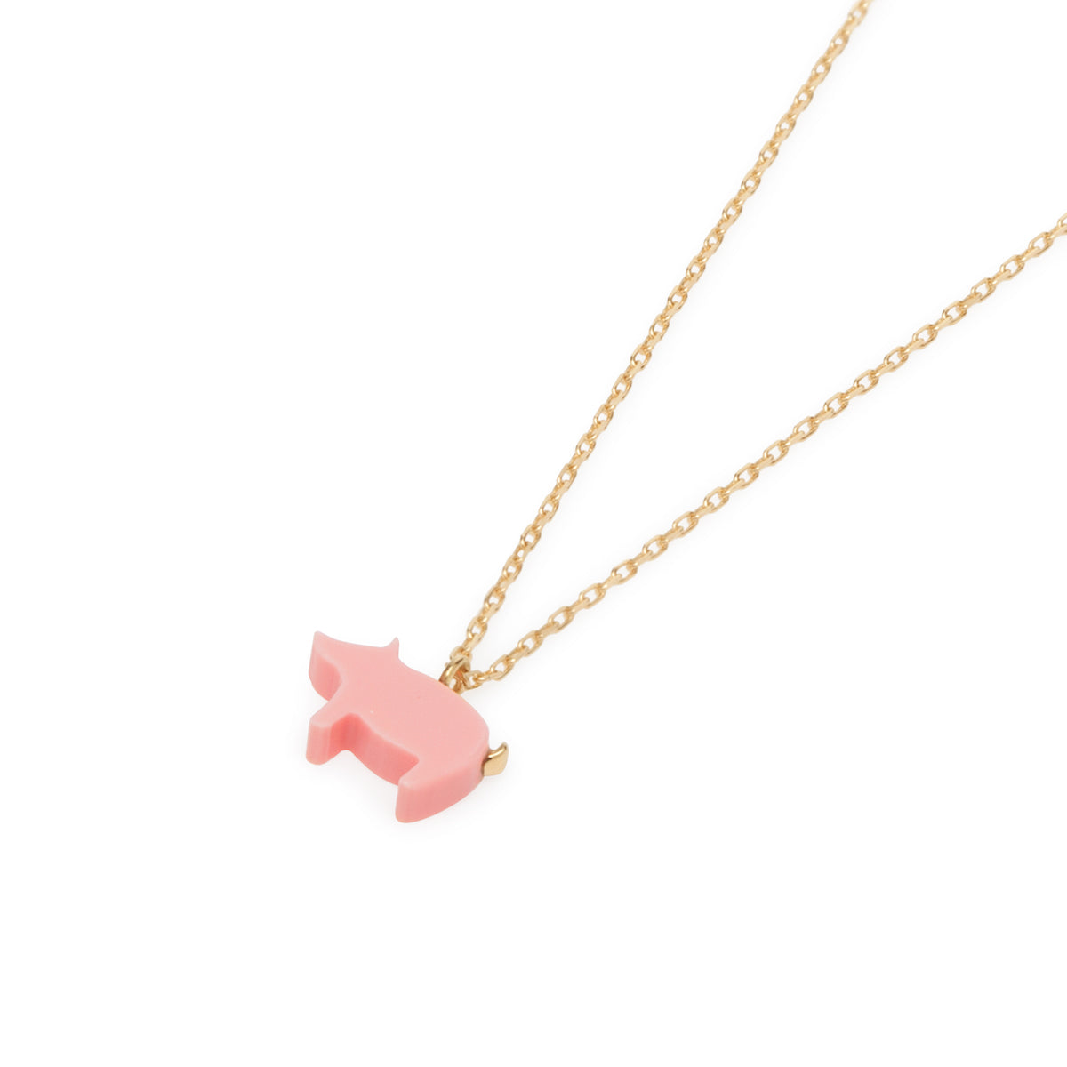 【AHKAH】Thiran Pink Pig Necklace