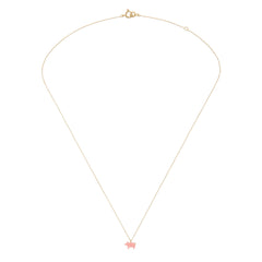 【AHKAH】Thiran Pink Pig Necklace