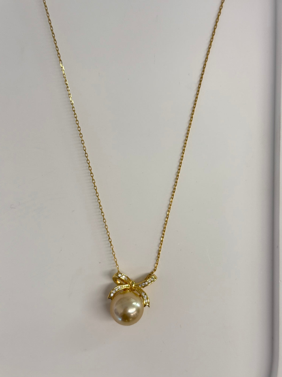 11.3mm Golden South Sea Cultured Pearl Pendant