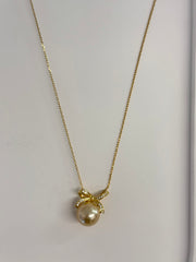 11.3mm Golden South Sea Cultured Pearl Pendant