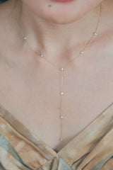 Diamond Y-Style Necklace