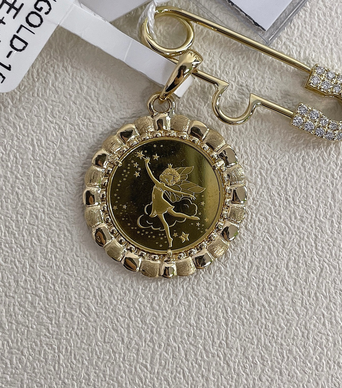 24K+18K Fairy Gold Coin，Diameter：19.5mm，3.09g