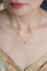 Round Diamond Necklace