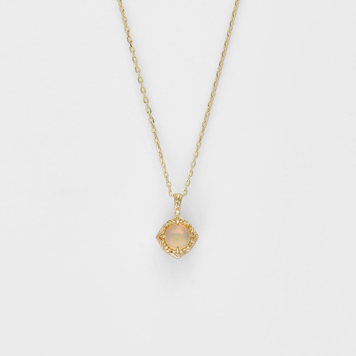 【agete】Limited Edition K10 Olette/Diamond Necklace