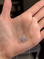 Diamond Loop Full Motif Diamond Pendant Small